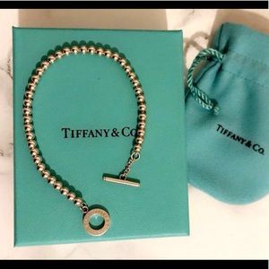 Tiffany and Co. mini breaded toggle bracelet